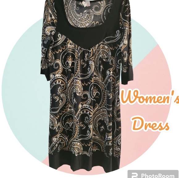 PLUS SIZE - DRESS - Picture 1 of 6